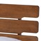 Baxton Studio Anzia Mid-Century Walnut Finished Wood Queen Size Platform bed 159-9610 - alternate 5